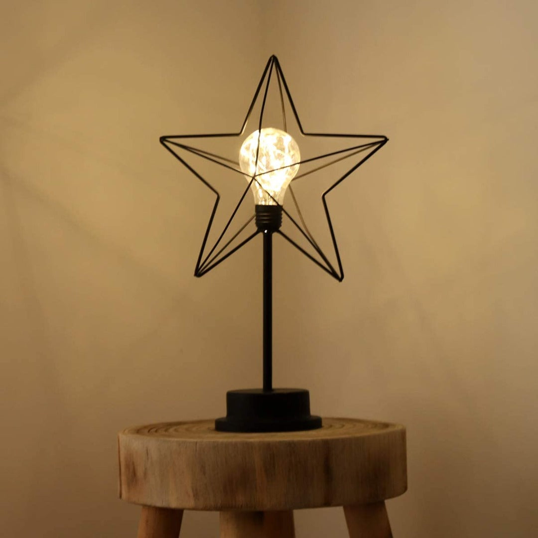 LED kerstster lamp - 38cm - usb en batterij LED kerstster lamp - 38cm - usb en batterij